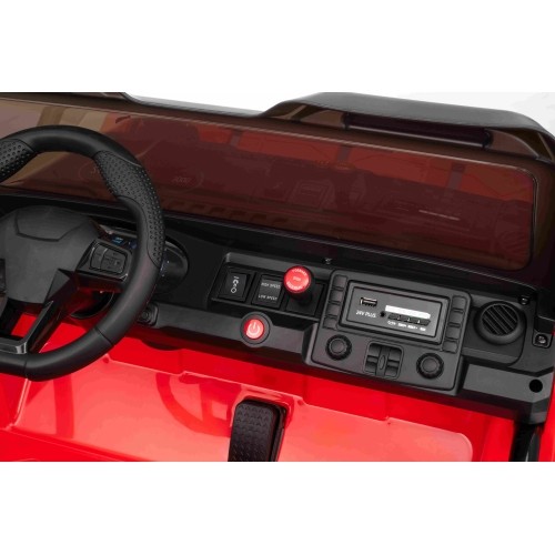 Pojazd elektryczny Extreme Sport 4x4, czerwony, dwuosobowy