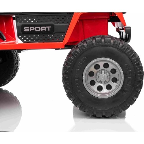 Pojazd elektryczny Extreme Sport 4x4, czerwony, dwuosobowy
