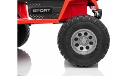 Pojazd elektryczny Extreme Sport 4x4, czerwony, dwuosobowy