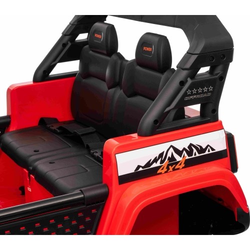 Pojazd elektryczny Extreme Sport 4x4, czerwony, dwuosobowy