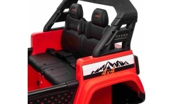 Pojazd elektryczny Extreme Sport 4x4, czerwony, dwuosobowy