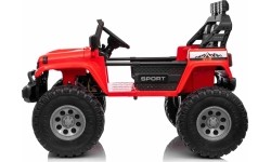 Pojazd elektryczny Extreme Sport 4x4, czerwony, dwuosobowy