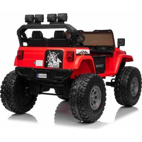 Pojazd elektryczny Extreme Sport 4x4, czerwony, dwuosobowy