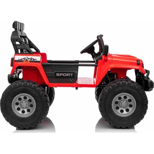 Pojazd elektryczny Extreme Sport 4x4, czerwony, dwuosobowy