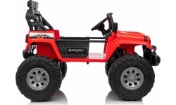 Pojazd elektryczny Extreme Sport 4x4, czerwony, dwuosobowy