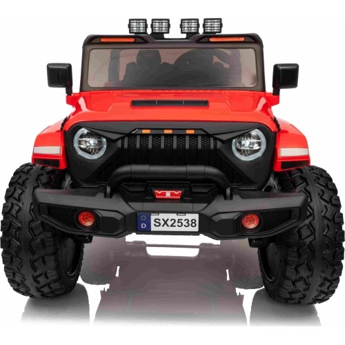 Pojazd elektryczny Extreme Sport 4x4, czerwony, dwuosobowy