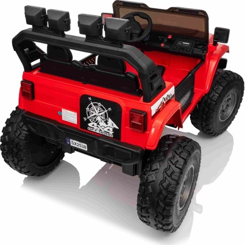 Pojazd elektryczny Extreme Sport 4x4, czerwony, dwuosobowy