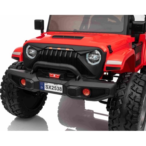 Pojazd elektryczny Extreme Sport 4x4, czerwony, dwuosobowy