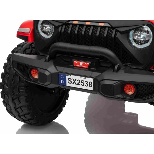 Pojazd elektryczny Extreme Sport 4x4, czerwony, dwuosobowy