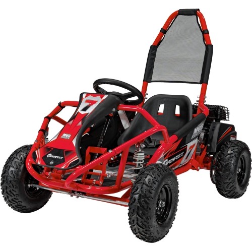 Gokart RamiGO Mud Monster, spalinowy, czerwony