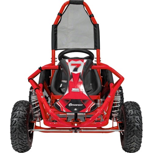 Gokart RamiGO Mud Monster, spalinowy, czerwony