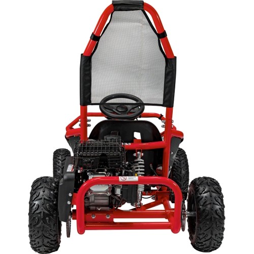 Gokart RamiGO Mud Monster, spalinowy, czerwony