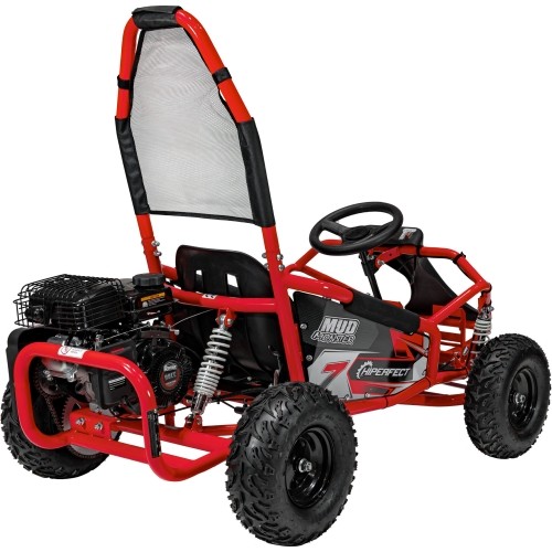 Gokart RamiGO Mud Monster, spalinowy, czerwony