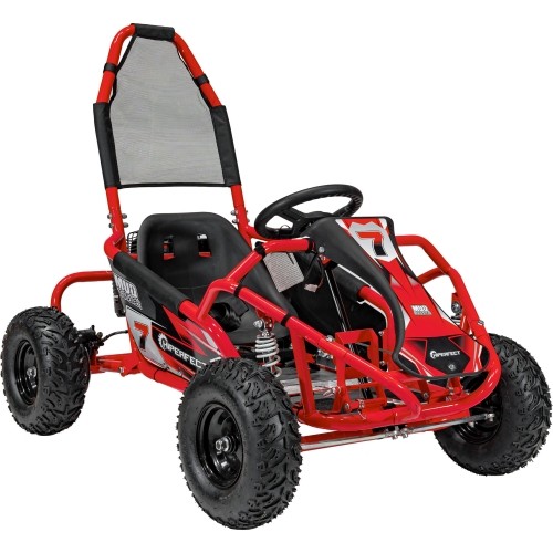 Gokart RamiGO Mud Monster, spalinowy, czerwony