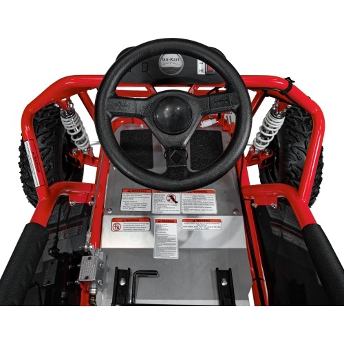Gokart RamiGO Mud Monster, spalinowy, czerwony