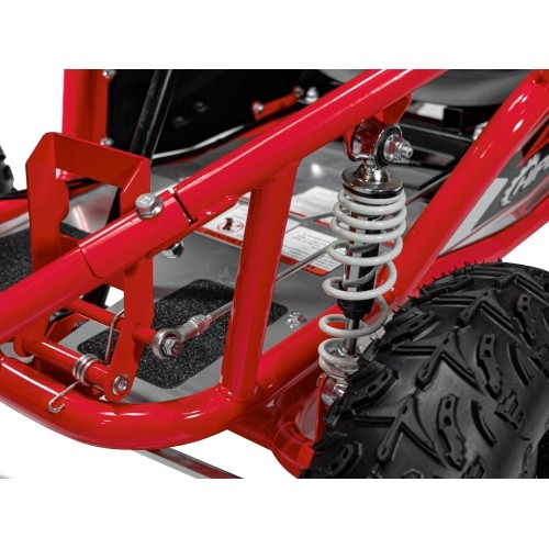 Gokart RamiGO Mud Monster, spalinowy, czerwony