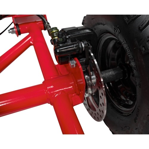 Gokart RamiGO Mud Monster, spalinowy, czerwony