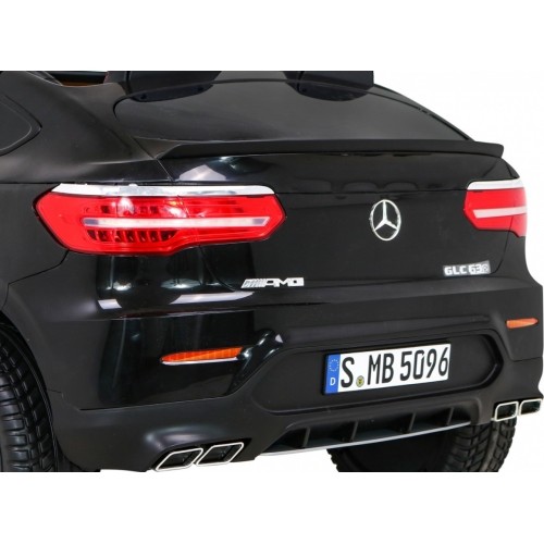 Samochód elektryczny dla dzieci Mercedes GLC 63S, czarny