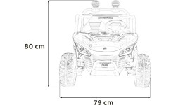 SPEEDY 4x4 różowy pojazd buggy