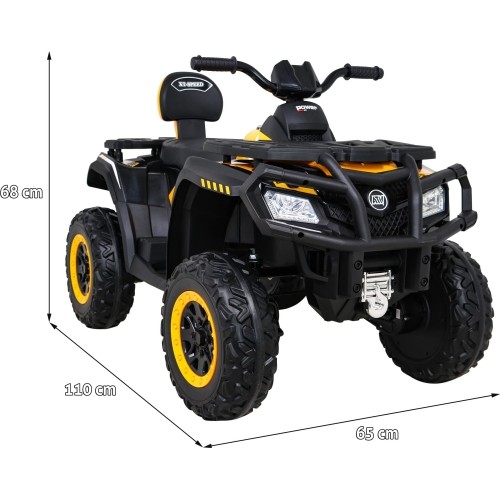Quad XT-SPEED 4x4, żółty