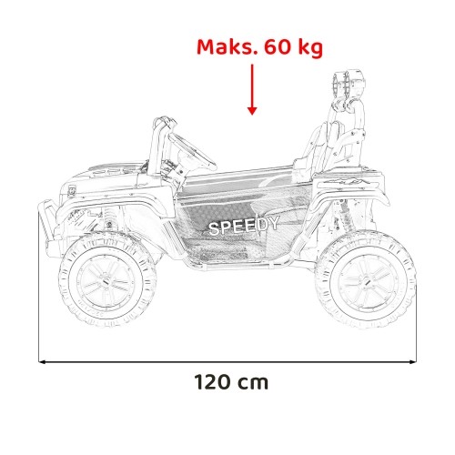 Pojazd terenowy PASSION 4x4 czarny