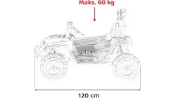 Pojazd terenowy PASSION 4x4 czarny