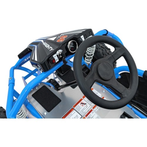 Gokart elektryczny MAIGHTY, niebieski
