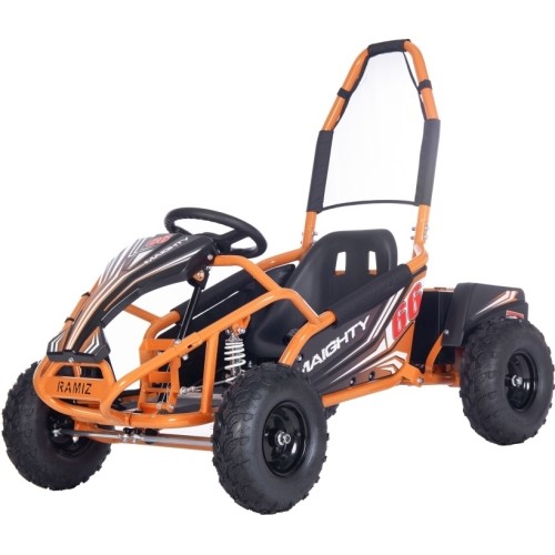 Elektryczny gokart MAIGHTY, pomarańczowy