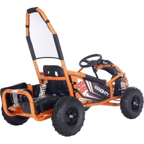 Elektryczny gokart MAIGHTY, pomarańczowy