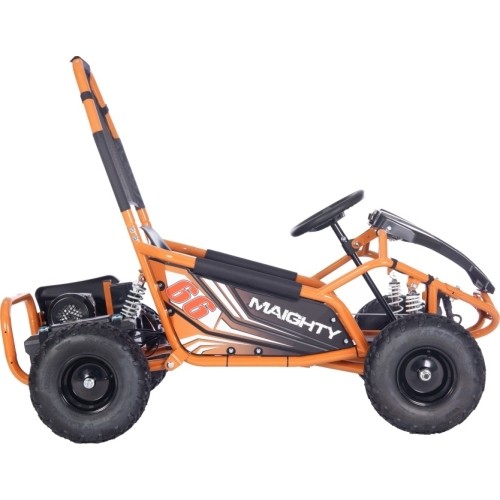 Elektryczny gokart MAIGHTY, pomarańczowy