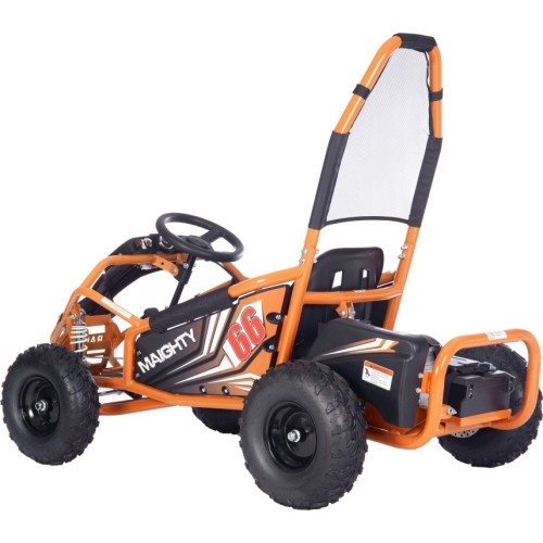 Elektryczny gokart MAIGHTY, pomarańczowy