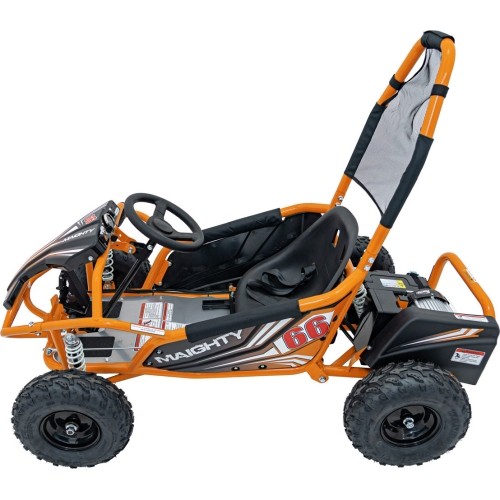 Elektryczny gokart MAIGHTY, pomarańczowy