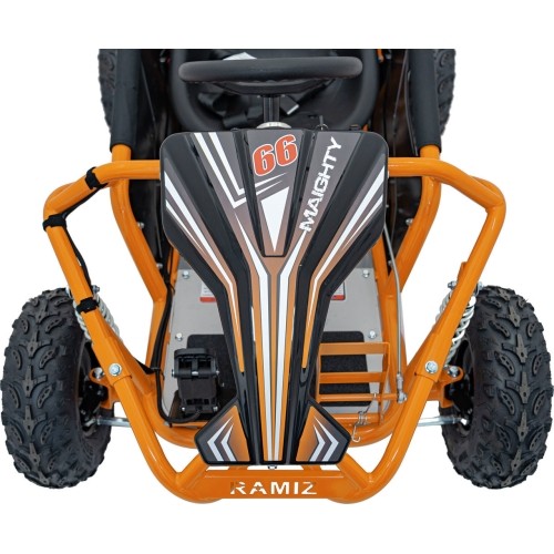 Elektryczny gokart MAIGHTY, pomarańczowy
