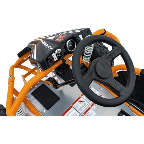 Elektryczny gokart MAIGHTY, pomarańczowy