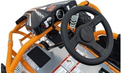 Elektryczny gokart MAIGHTY, pomarańczowy