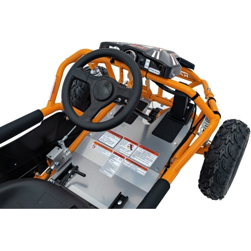 Elektryczny gokart MAIGHTY, pomarańczowy