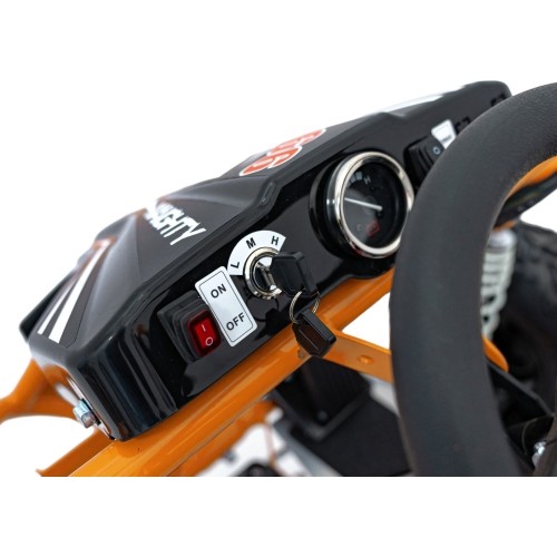Elektryczny gokart MAIGHTY, pomarańczowy
