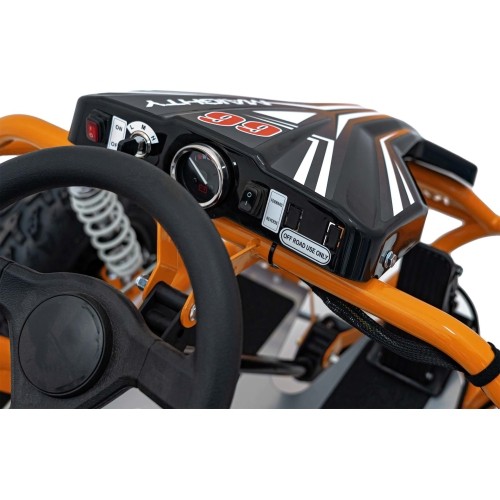 Elektryczny gokart MAIGHTY, pomarańczowy