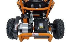 Elektryczny gokart MAIGHTY, pomarańczowy