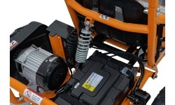 Elektryczny gokart MAIGHTY, pomarańczowy