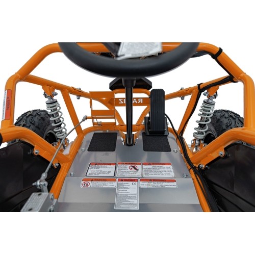 Elektryczny gokart MAIGHTY, pomarańczowy
