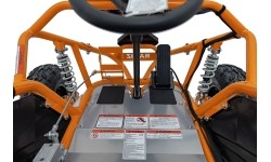 Elektryczny gokart MAIGHTY, pomarańczowy
