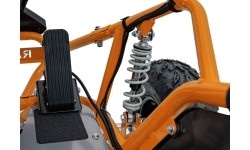 Elektryczny gokart MAIGHTY, pomarańczowy