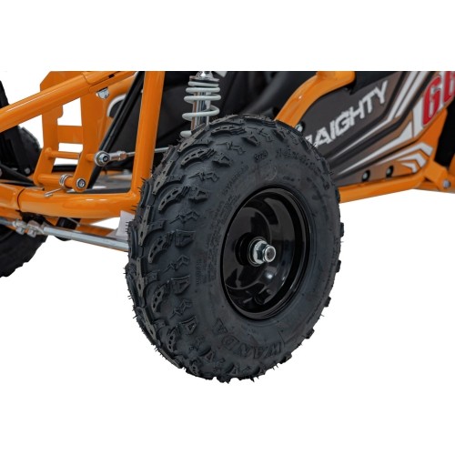 Elektryczny gokart MAIGHTY, pomarańczowy