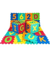 Numbers and letters mat