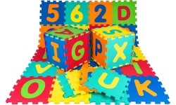 Numbers and letters mat