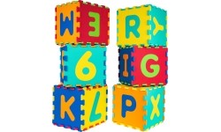 Numbers and letters mat