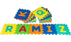 Numbers and letters mat