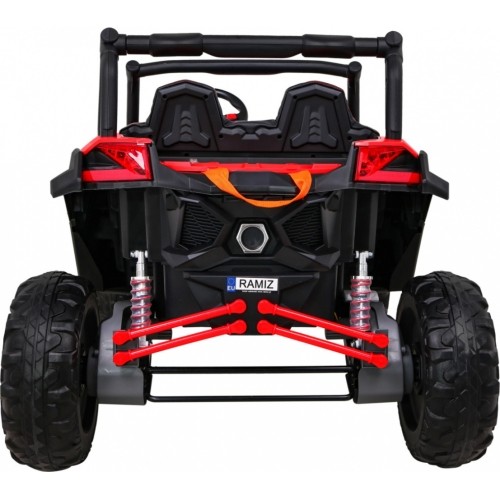 Pojazd elektryczny Buggy UTV-MX, czerwony