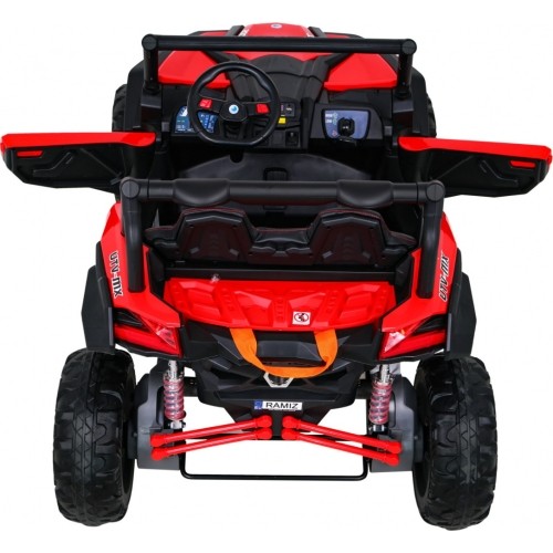 Pojazd elektryczny Buggy UTV-MX, czerwony